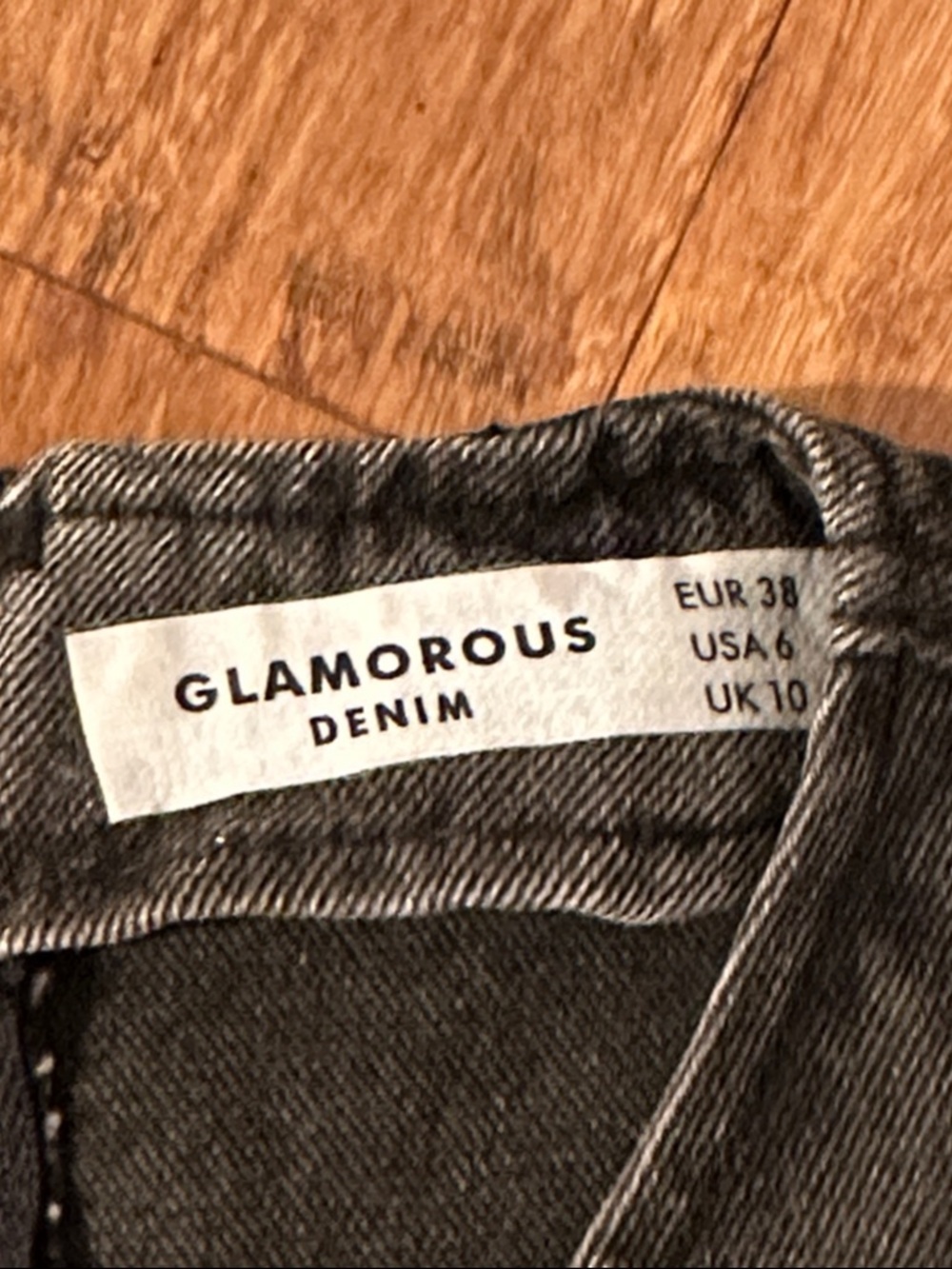 Glamorous Women's Washed Black Denim Jeans